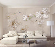 3D Blossom Flower Floral Wall Mural Wallpaper 437- Jess Art Decoration
