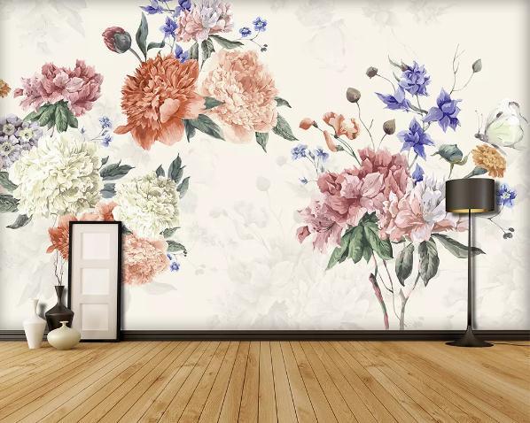 3D Floral Wall Mural Wallpaper 313- Jess Art Decoration