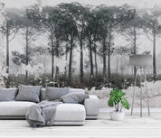 3D Black Forest Wall Mural Wallpaper 125- Jess Art Decoration