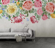 3D Red Rose Floral Wall Mural Wallpaper 163- Jess Art Decoration