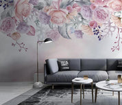 3D Floral Rose Watercolor Wall Mural Wallpaper 157- Jess Art Decoration