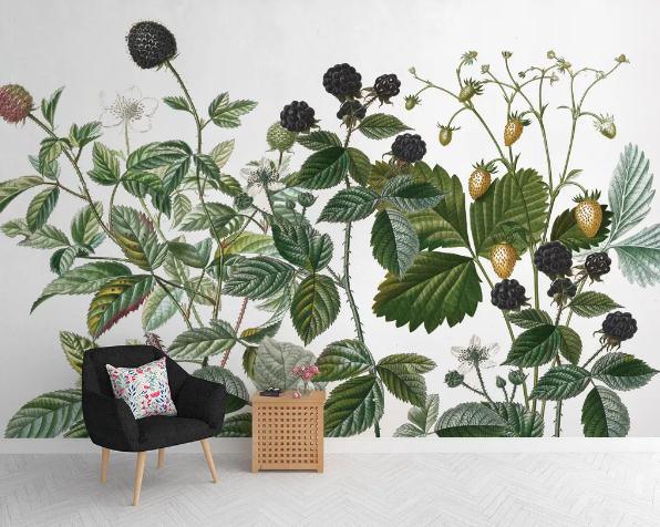 3D Green Plants Leaves Wall Mural Wallpaper 278- Jess Art Decoration