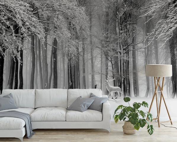 3D Forest Elk Wall Mural Wallpaper 285- Jess Art Decoration