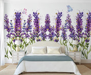 3D Lavender Wall Mural Wallpaper 164- Jess Art Decoration
