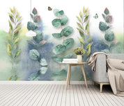 3D Leaves Branch Wall Mural Wallpaper 221- Jess Art Decoration