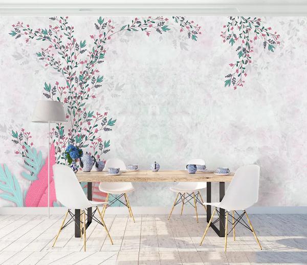 3D Plants Branch Vine Wall Mural Wallpaper 373- Jess Art Decoration