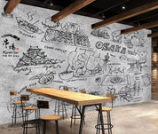 3D Hand Painting Abstract Pattern Wall Mural Wallpaper 474- Jess Art Decoration