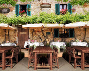 3D Retro Outdoor Bar Cafe Wall Mural Wallpaper 420- Jess Art Decoration