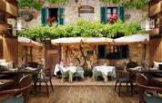 3D Retro Outdoor Bar Cafe Wall Mural Wallpaper 420- Jess Art Decoration