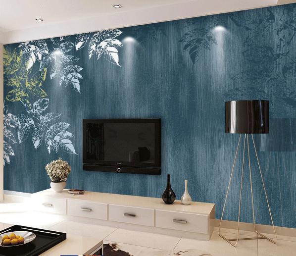 3D Nordic Style Plant Leaves Wall Mural Wallpaperpe  218- Jess Art Decoration