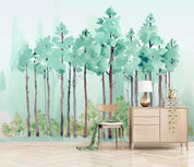 3D Nordic Simplicity Hand drawing Plant Wall Mural Wallpaperpe 181- Jess Art Decoration