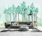 3D Nordic Simplicity Hand drawing Plant Wall Mural Wallpaperpe 181- Jess Art Decoration