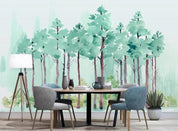 3D Nordic Simplicity Hand drawing Plant Wall Mural Wallpaperpe 181- Jess Art Decoration