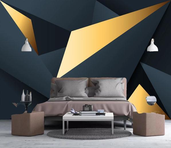 3D Nordic Abstract Geometry Graphical Wall Mural Wallpaperpe 118- Jess Art Decoration