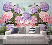 3D Nordic Fresh Flowers Wall Mural  Wallpaperrpe  85- Jess Art Decoration