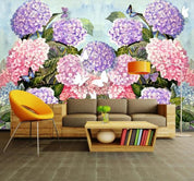 3D Nordic Fresh Flowers Wall Mural  Wallpaperrpe  85- Jess Art Decoration