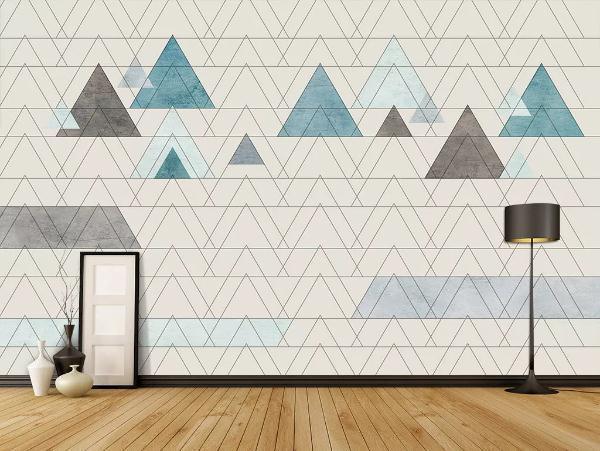 3D Nordic Simplicity Geometry Graphical Wall Mural Wallpaperpe 182- Jess Art Decoration