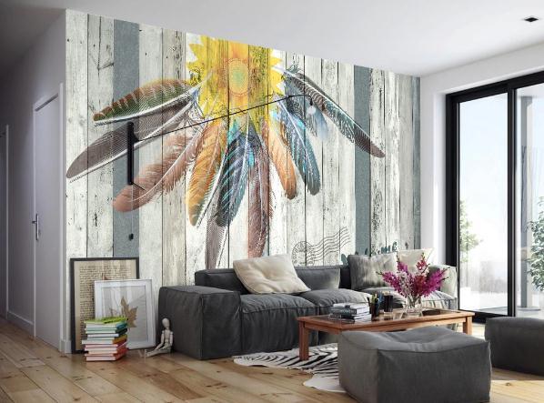 3D Nordic Modern Feathers Wall Mural Wallpaperpe  461- Jess Art Decoration