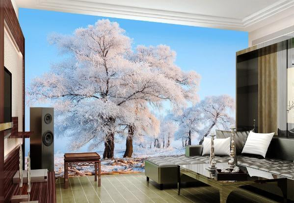 3D Rime Wall Mural Wallpaperpe  493- Jess Art Decoration