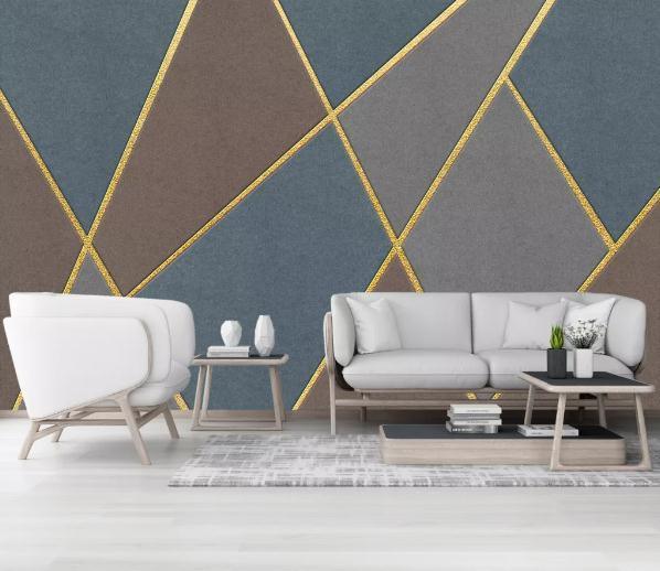 3D Modern Simplicity Geometry Graphical Wall Mural Wallpaperpe  373- Jess Art Decoration