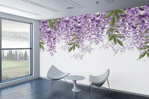 3D Nordic Fresh Flowers Wall Mural Wallpaperpe 121- Jess Art Decoration