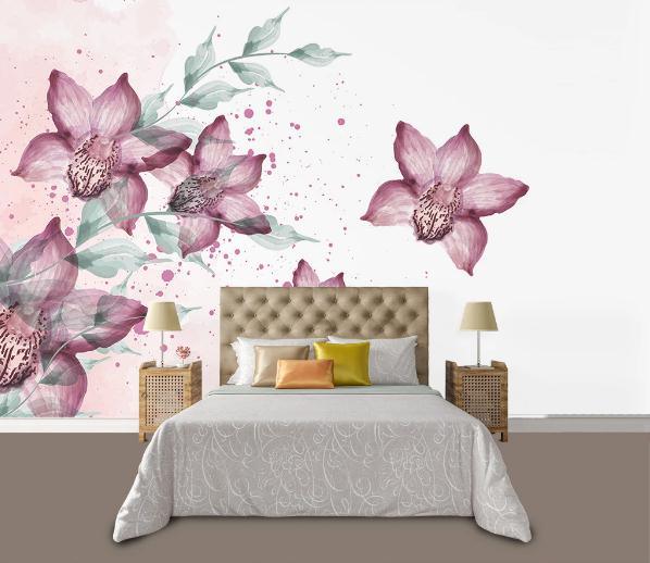 3D Nordic Fresh Flowers Wall Mural Wallpaperpe 169- Jess Art Decoration