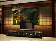 3D Tropical Animal Dinosaur Window Wall Mural Wallpaper LLL 1427- Jess Art Decoration
