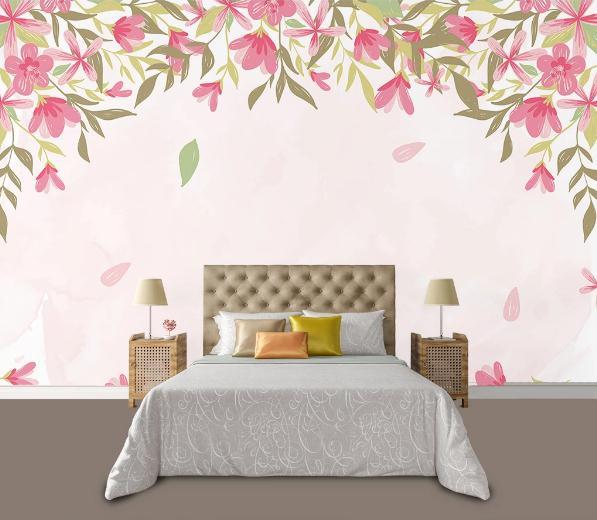 3D Nordic Fresh Flowers Wall Mural Wallpaperpe 115- Jess Art Decoration