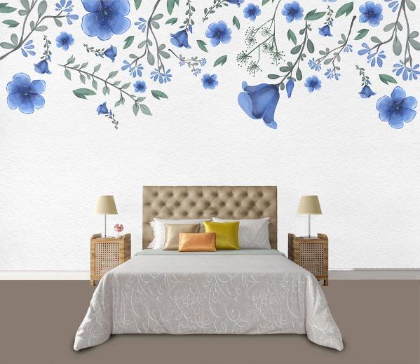 3D Nordic Fresh Flowers Wall Mural Wallpaperpe 97- Jess Art Decoration