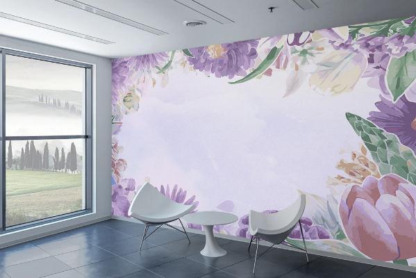 3D Nordic Fresh Flowers Wall Mural Wallpaperpe 141- Jess Art Decoration