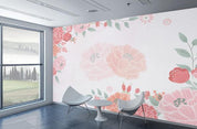 3D Nordic Fresh Flowers Wall Mural Wallpaperpe 101- Jess Art Decoration