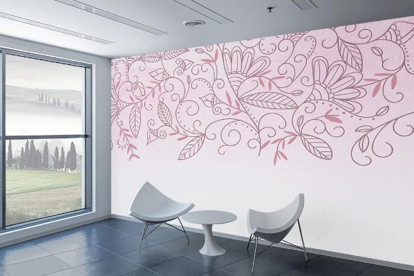 3D Nordic Fresh Flowers Wall Mural Wallpaperpe 154- Jess Art Decoration