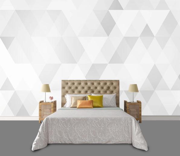 3D Solid Geometry Graphical Wall Mural Wallpaperpe 499- Jess Art Decoration