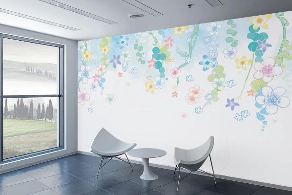 3D Nordic Fresh Flowers Wall Mural Wallpaperpe 94- Jess Art Decoration