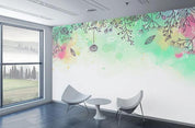 3D Nordic Fresh Flowers Wall Mural Wallpaperpe 109- Jess Art Decoration