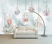 3D Nordic Fresh Flowers Wall Mural Wallpaperpe 31- Jess Art Decoration