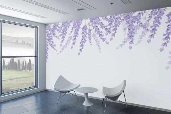 3D Nordic Fresh Flowers Wall Mural Wallpaperpe 167- Jess Art Decoration