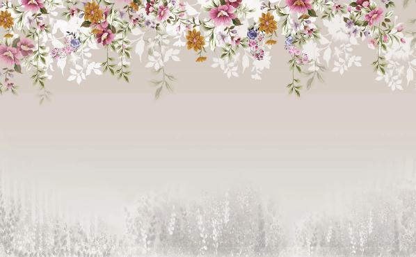 3D Nordic Fresh Flowers Wall Mural Wallpaperpe 79- Jess Art Decoration