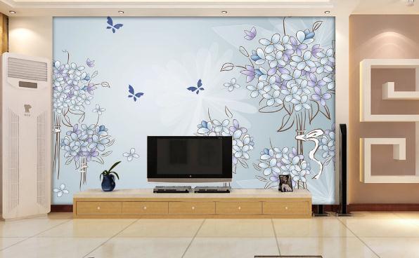 3D Nordic Fresh Flowers Wall Mural Wallpaperpe 78- Jess Art Decoration