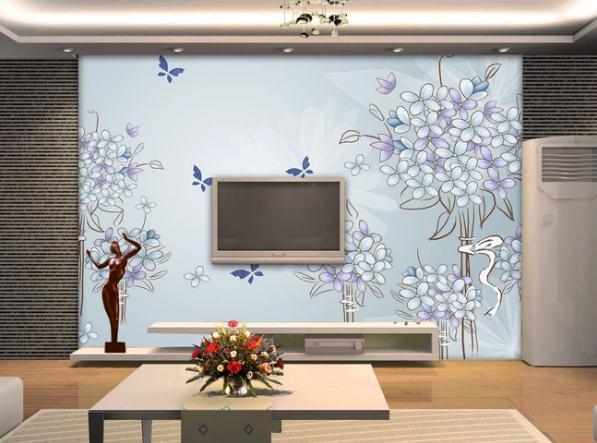 3D Nordic Fresh Flowers Wall Mural Wallpaperpe 78- Jess Art Decoration