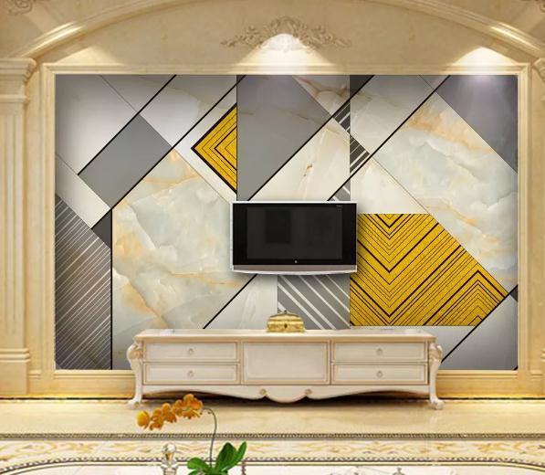 3D Nordic Fresh Simplicity Geometry Marble Wall Mural Wallpaperpe 15- Jess Art Decoration