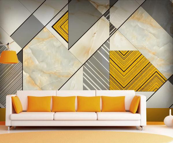 3D Nordic Fresh Simplicity Geometry Marble Wall Mural Wallpaperpe 15- Jess Art Decoration