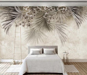 3D Nordic Fresh Simplicity Leaves Wall Mural Wallpaperpe 5- Jess Art Decoration