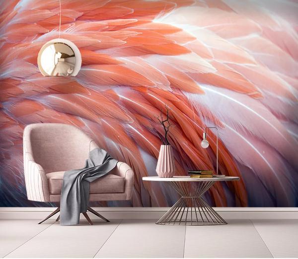 3D Nordic Fresh Simplicity Feathers Wall Mural Wallpaperpe 10- Jess Art Decoration