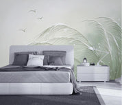 3D Plant Leaf Abstract Animal Wall Mural Wallpaper LLL 1216- Jess Art Decoration