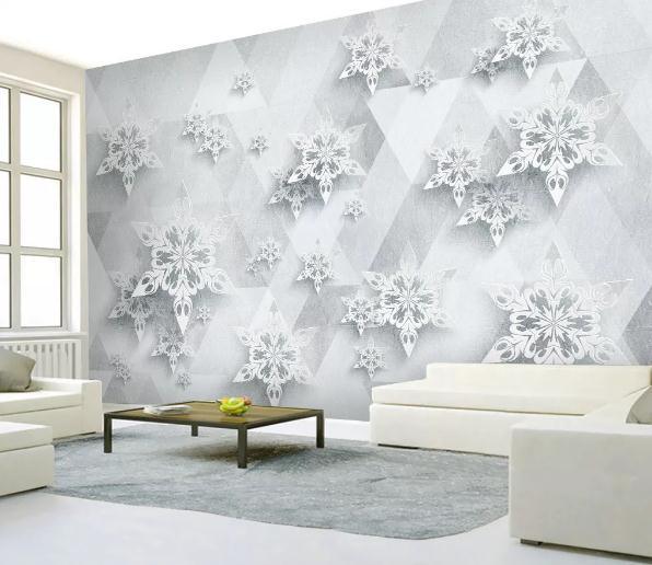 3D Plates Pattern Wall Mural Wallpaperpe 498- Jess Art Decoration