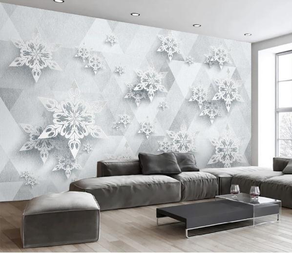 3D Plates Pattern Wall Mural Wallpaperpe 498- Jess Art Decoration