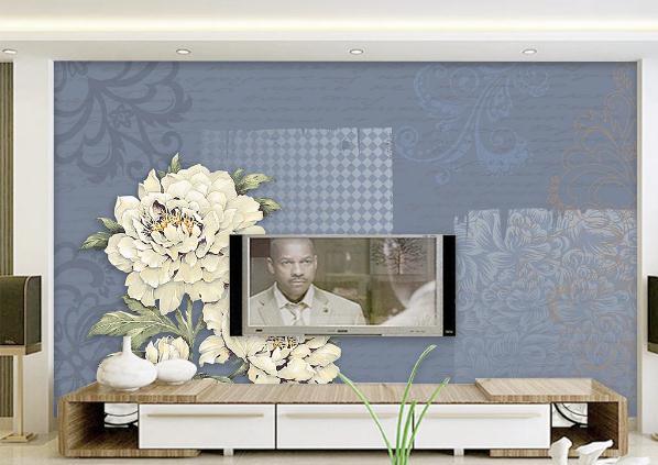 3D Nordic Fresh Flowers Wall Mural Wallpaperpe 133- Jess Art Decoration