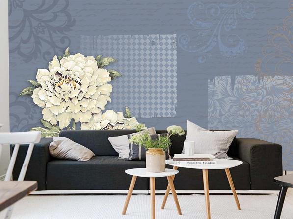 3D Nordic Fresh Flowers Wall Mural Wallpaperpe 133- Jess Art Decoration