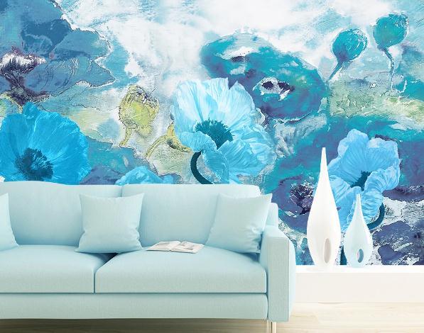 3D Nordic Fresh Flowers Wall Mural Wallpaperpe 160- Jess Art Decoration